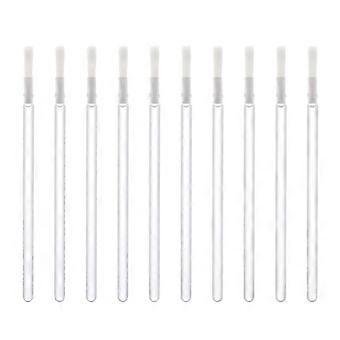50pcs Einweg-Lipliner-Kunststoffgriff Nylonborsten Lippenpinsel Make-up-Pinsel (TM-212) (weiß)
