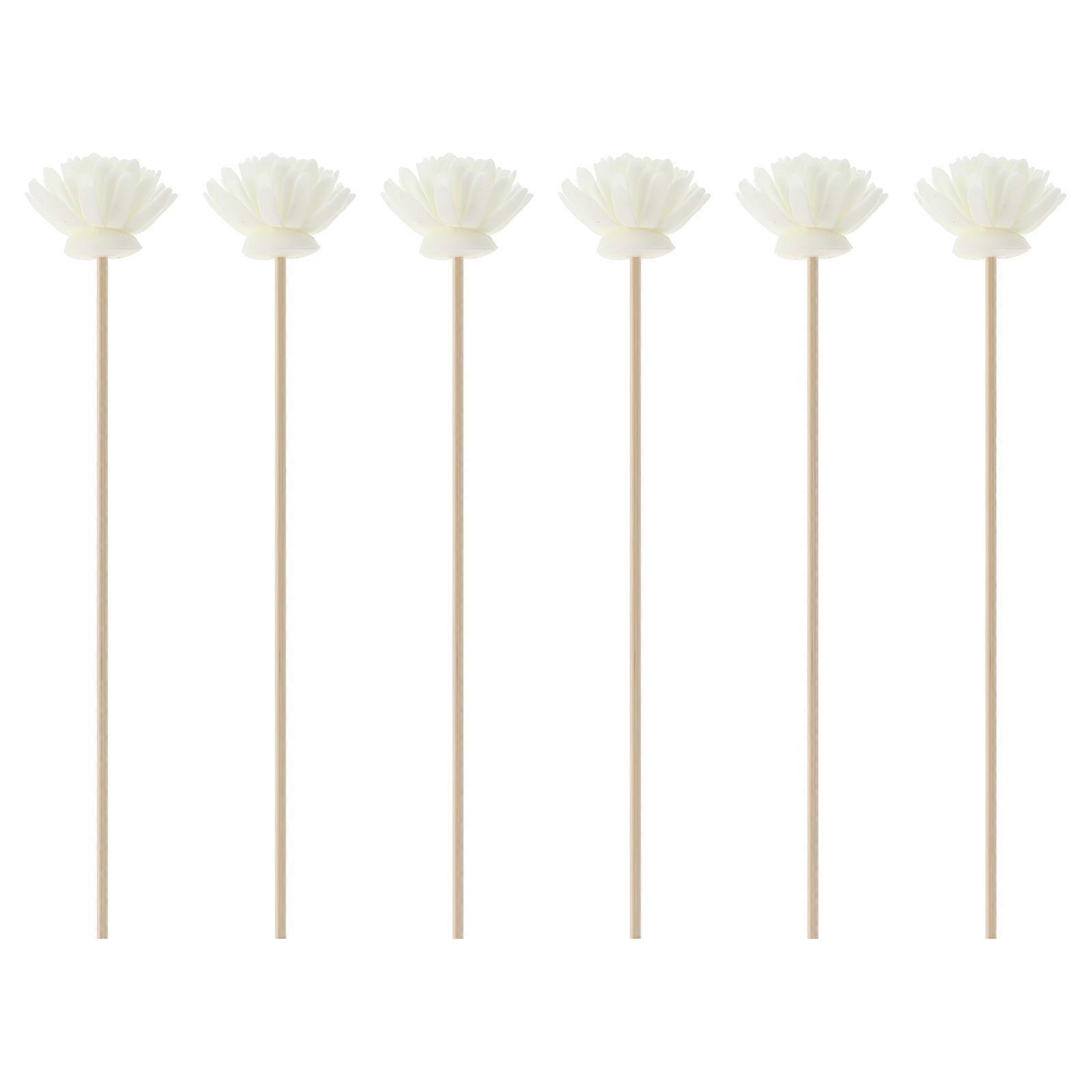 24pcs Diffusor Blumen Aroma Diffuser Sticks Holzstäbchen Aroma Blumen