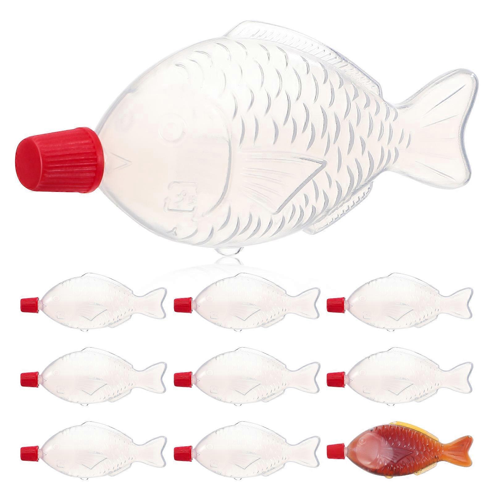 100 Pcs Seasoning Container Plastic Condiment Bottles Empty Bottle Container