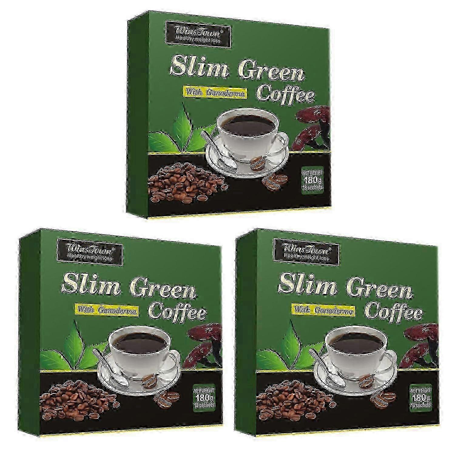 18-54 pezzi di caffè verde, caffè verde dimagrante con Ganoderma, caffè dimagrante per donne e uomini