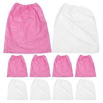 20 Stück Vlies-Bademäntel: Einweg-Spa-Bademäntel – Sauna-Schwitzmantel mit elastischem Verschluss für Damen, Salon, Gesichtsbehandlungen, Brautpartys und Sauna
