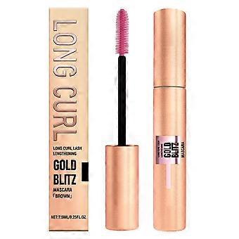 Zephoco gilded curly eye black (brown), mild moisturizing, natural shaping, not easy to smudge, daily and convenient eye black