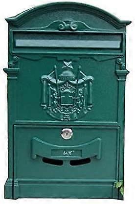 Large Capacity Wall Mount Mailbox with Secure Lock and RustResistant Weatherproof Design