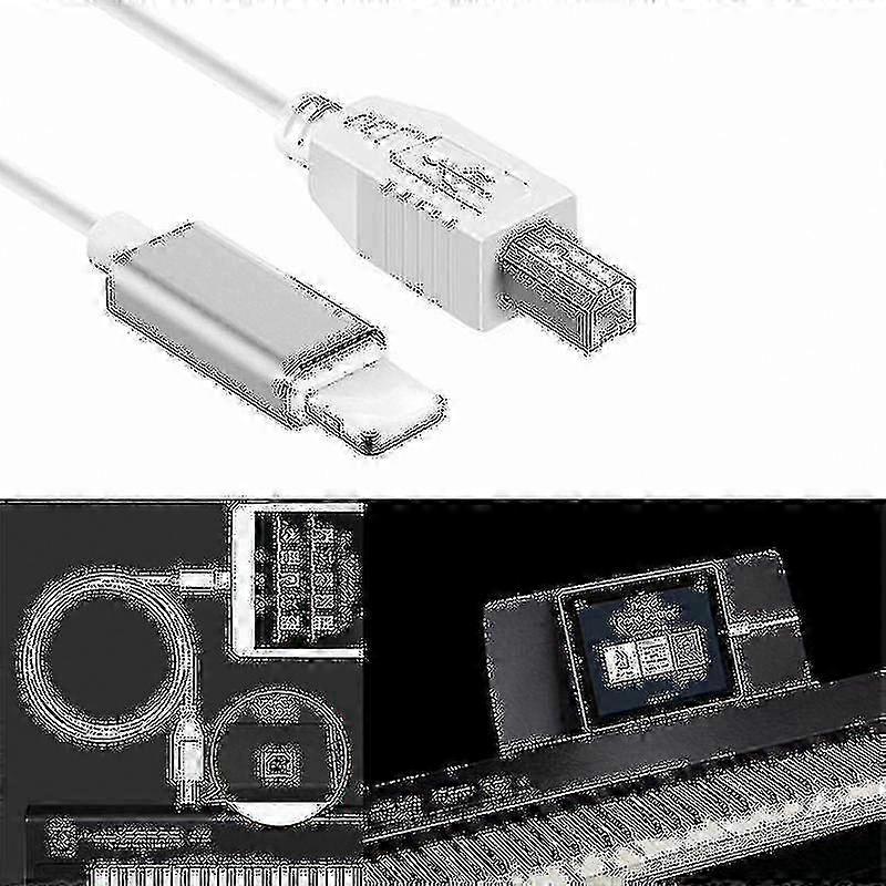 USB 2.0 Type-B to Lightning Adapter for and Devices
