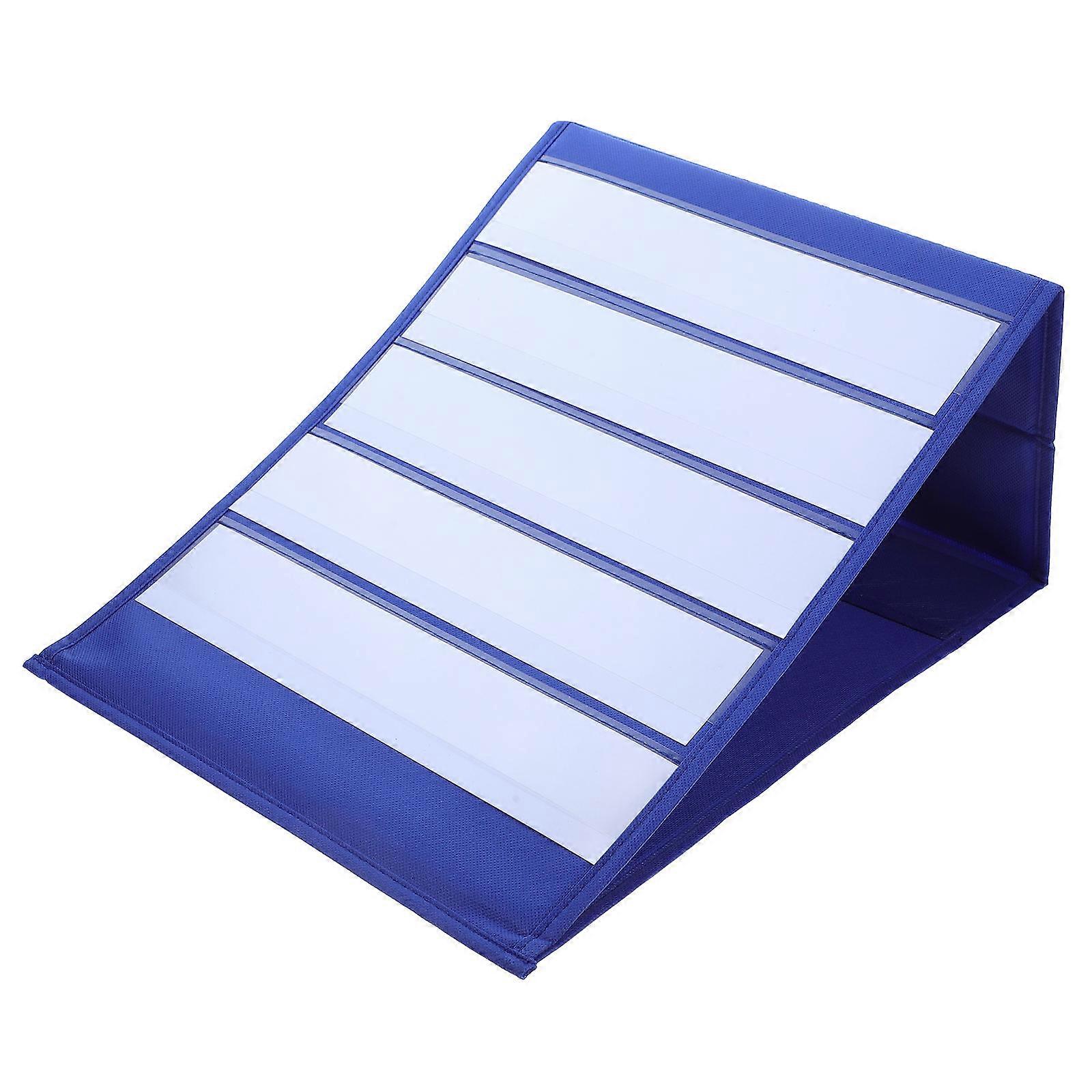 Teaching Display Stand Tabletop Pocket Chart for Educational Purposes 20Pcs