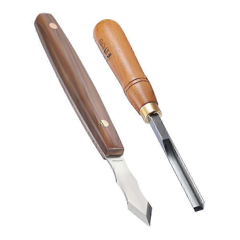 RUITOOL Long Neck Marking Knife&Right Angle Chisel Solid Wood Handle Scribing Carving Tool