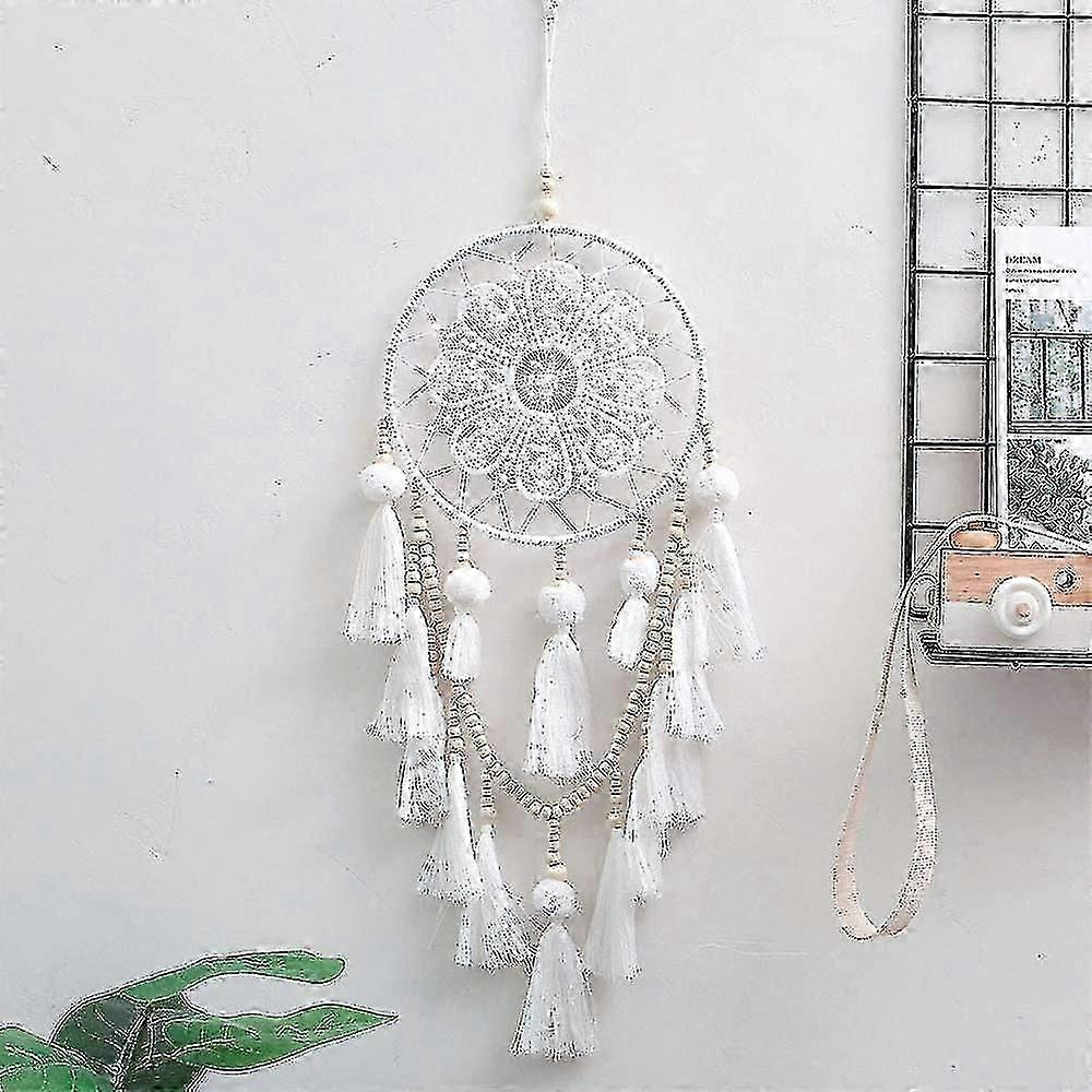 Handmade Dream Catcher Network(white)