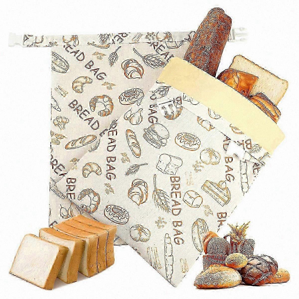 Large Beeswax Bread Bags Eco Reusable
