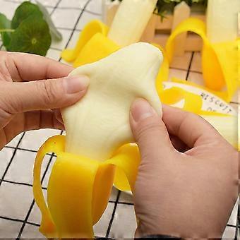 Peelable TPR Banana Stress Toy