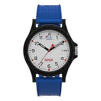 Montre Timex pour homme Main Street NASA Artemis 40 mm avec bracelet en silicone TW2Y13100