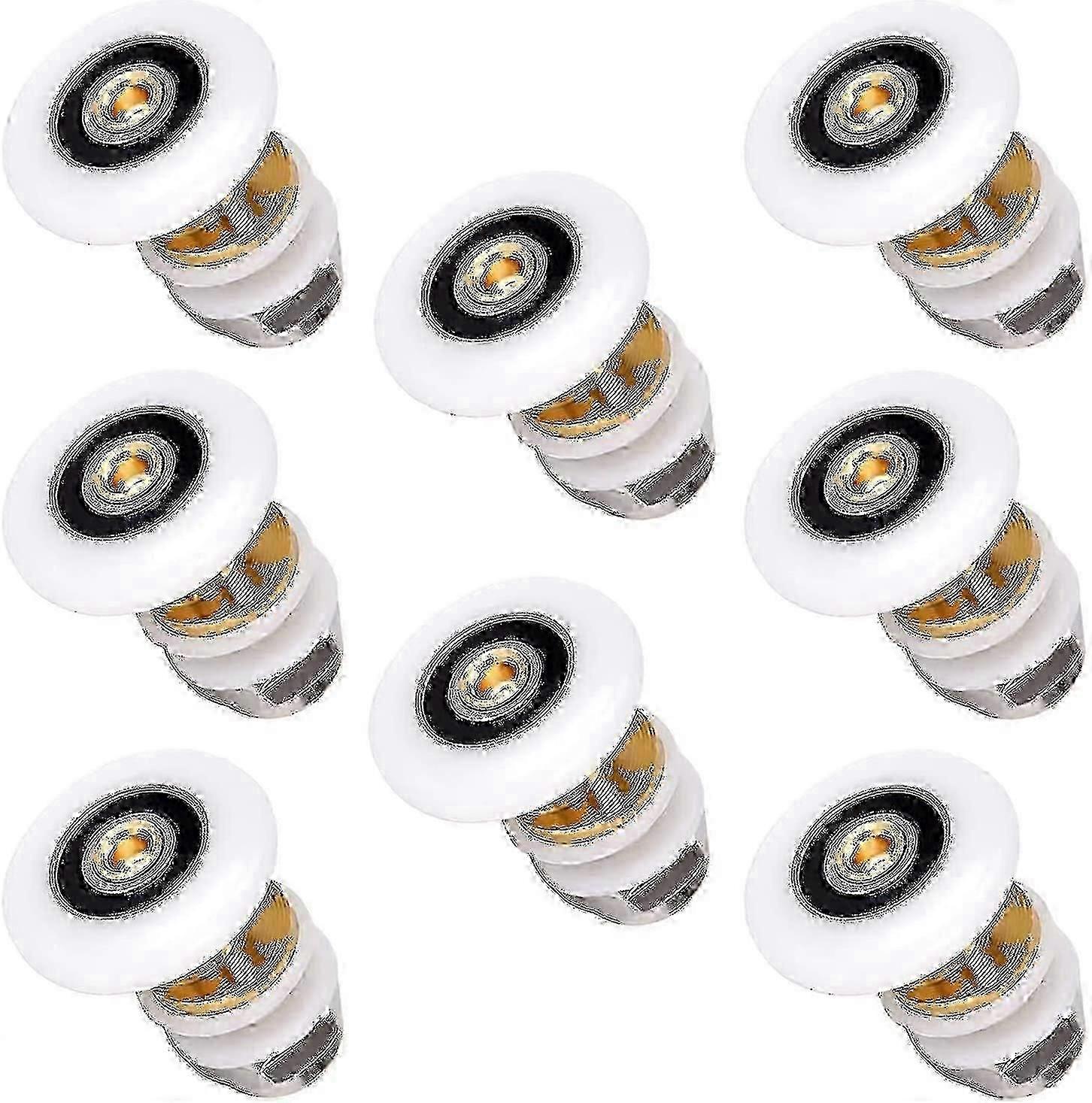 Replacement shower door wheels 27mm for shower room - 8pcs rollers