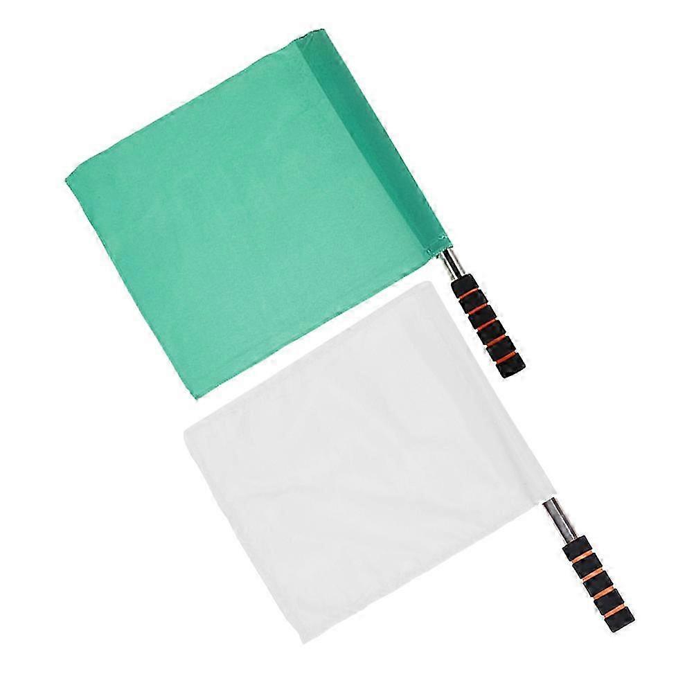 Competition Flags Handheld for Referee Signal 4Pcs Portable Set