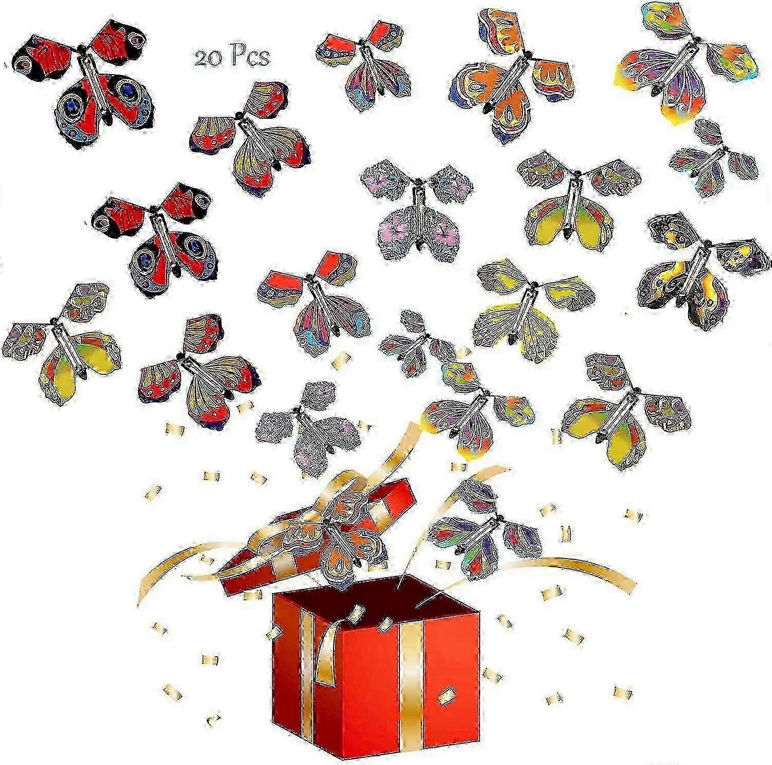 Magic Butterfly Percompatible withmance Props compatible with Stage Magic Show 20 Pcs Set
