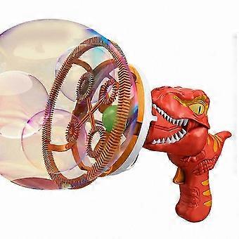 Dinosaur Bubble Machine Handheld Electric Fan Bubble Toy for Kids Outdoor Play