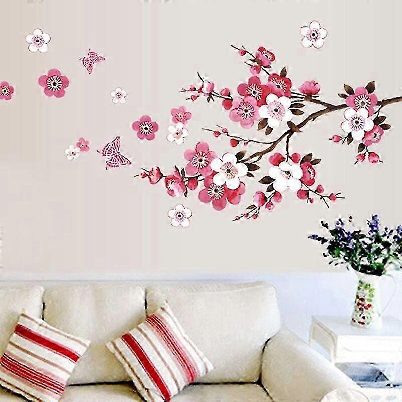Cherry Blossom Branch Wall Sticker Set