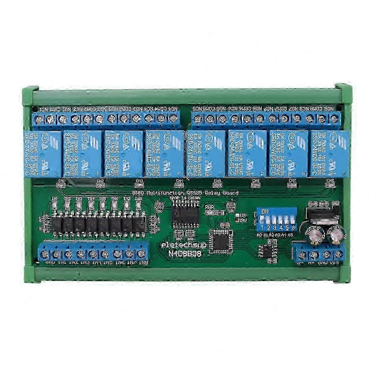 24V DC 8-Channel RS485 Relay Module