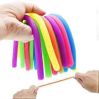 12 Pack Stretchy String Fidget Toys Set for Kids and Adults, Stress‑Relief Sensory Design, Stretch Up to 8 Feet
