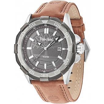 Timberland Paugus Quarz Analog Man Uhr mit Rindsleder Armband 14098JSTU-61