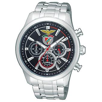 Lorus Club Quartz analoge mannen horloge met RT397AX9 roestvrijstalen armband