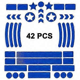 Reflective Waterproof Adhesive Decals & Stickers - 42Pcs Bike Reflective Tape