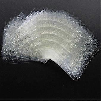 Double Sided Adhesive Tabs, 30 Sheets Waterproof Breathable Jelly Nail Glue Sticker for False Nail Tips