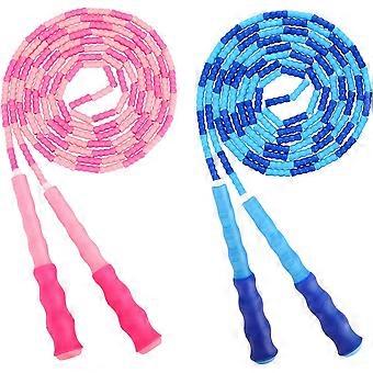 2 Pieces Adjustable TPU Jump Ropes, Non-Slip Handles for Fitness and Speed Training