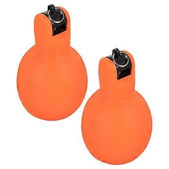 Outdoor Survival Whistle Hand Squeeze Whistle for Playing 2Pcs Portable Set