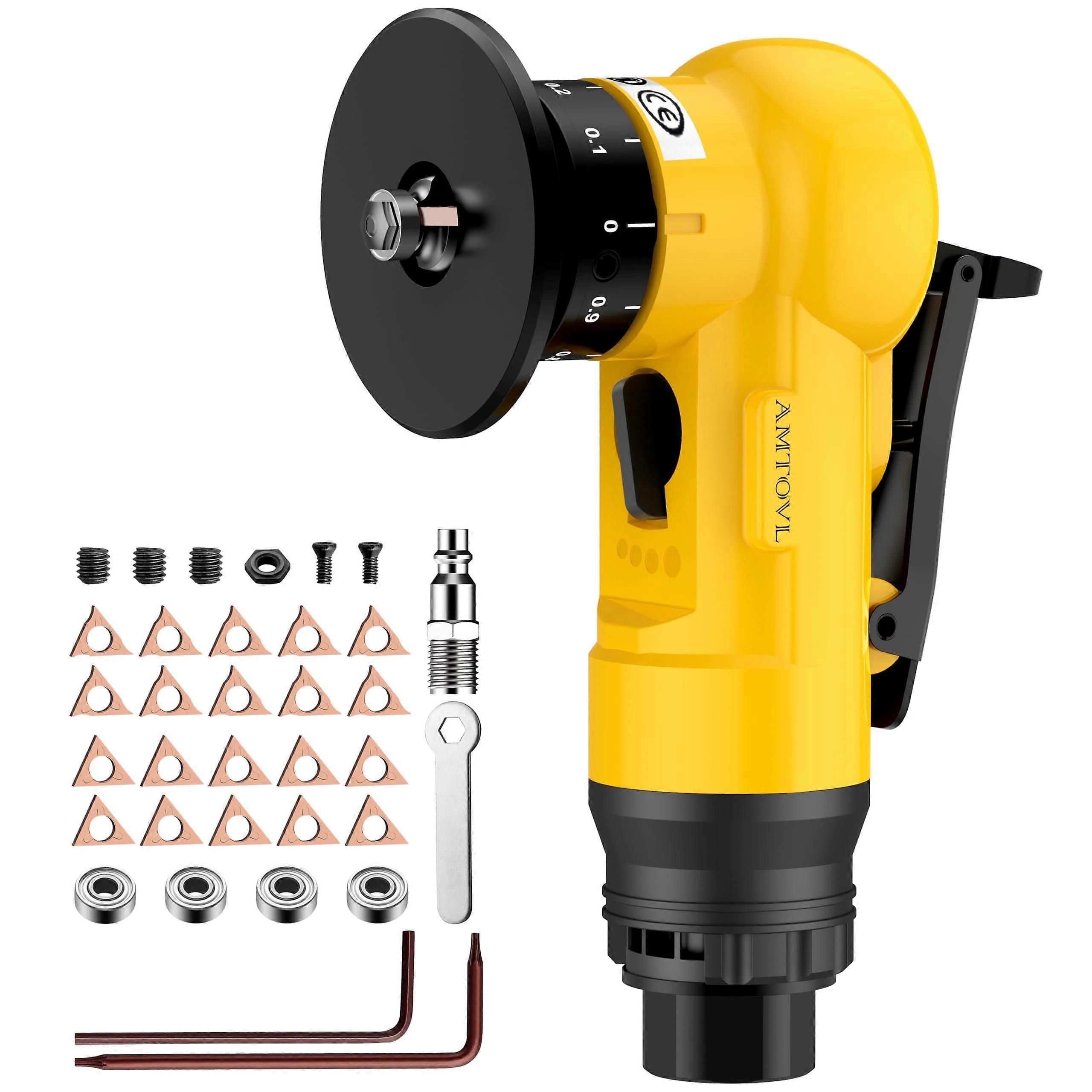 Air Chamfer Tool - Mini pneumatische afschuinmachine, 30000 tpm