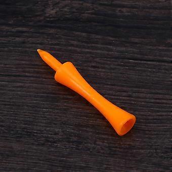 Orange Castle Tees for Golf Practice 100Pcs Durable Plastic Tees