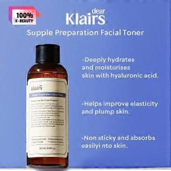 Gentile cliente,

Klairs Supple Preparation Facial Toner, 180 ml. Caratteristiche: facile assorbimento, ideale per l'uso quotidiano, delicatezza per la pelle, prodotto cosmetico coreano, skincare coreano.