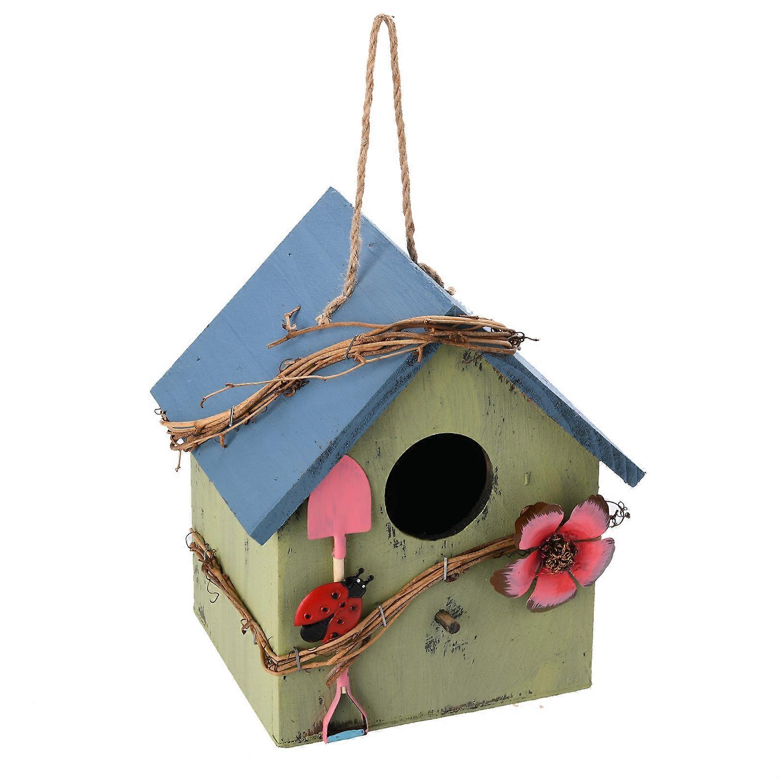 Solid Wood Wall Fix Birdhouse