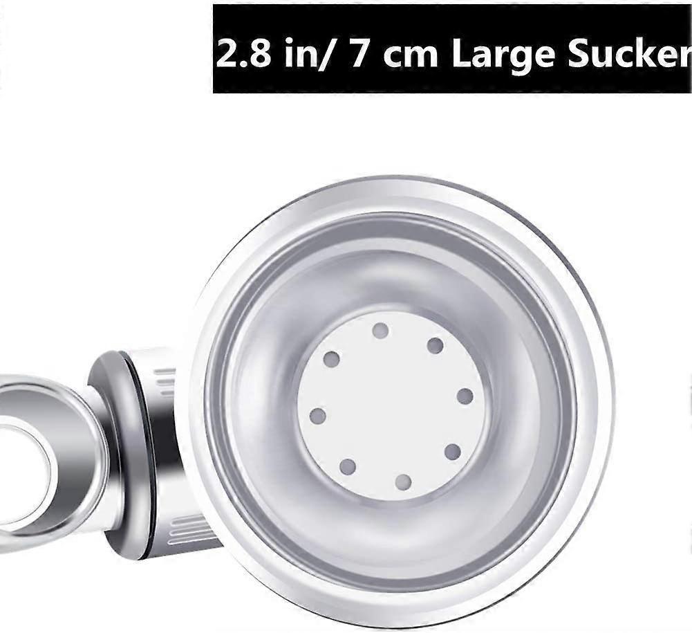 Suction Cup Handheld Shower Head Holder, Universal Replaceable Wall Mount Shower Bracket