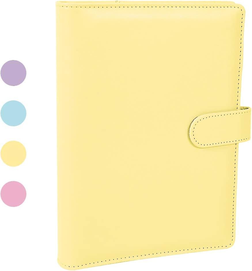 2023 - Pu Leather Ring Binder, Refillable 6 Ring Binder Cover, Notebook Binder Notepad și Meeting Notebook