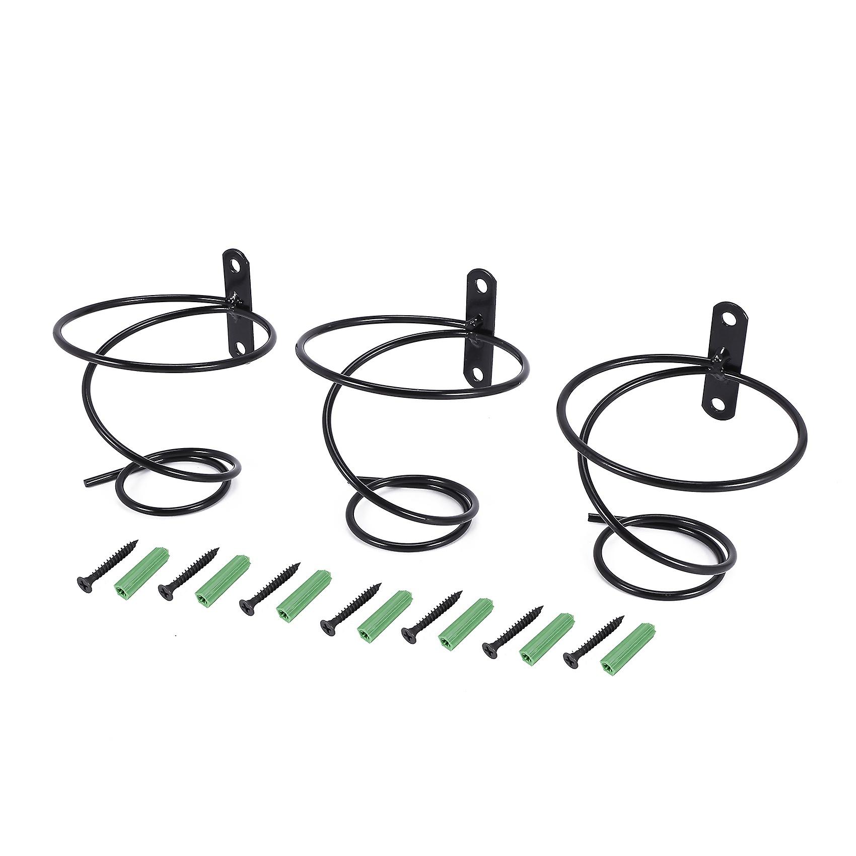 3Pack Simple Single Bottle Wall-Mounted Wine Rack, Wine Bottle Display Rack, Metal Hanging Wine Rac