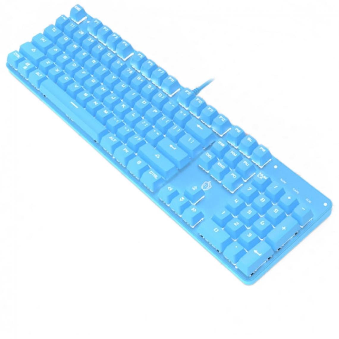 Real Mechanical Keyboard Green Axis 104 Key Paris Keyboard Rgb Backlit Punk Romantic Rose Keyboard Metal Sheet Metal Wired | Blue Keyboard 2