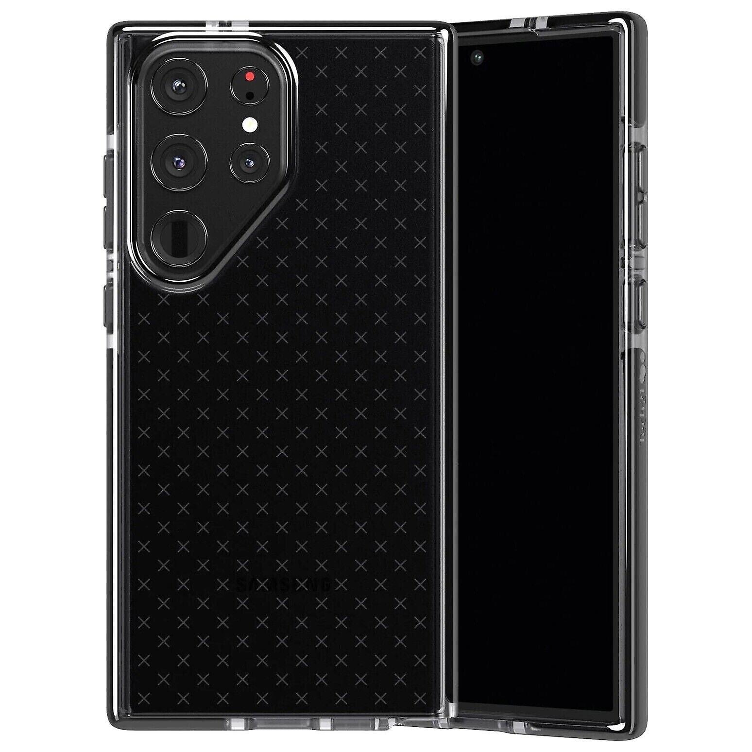 Tech21 Samsung Galaxy S23 Ultra Evocheck Tough Rear Case Cover - Smokey/black