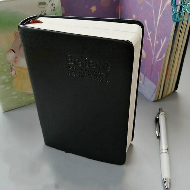 720-Page Horizontal Blank Notebook Small B6 White Rim Blank