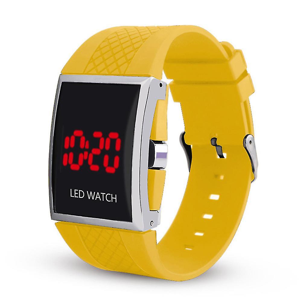 Bridge-type Alloy Glue Button Led Electronic Watch Casual Atmosphere Student Watch