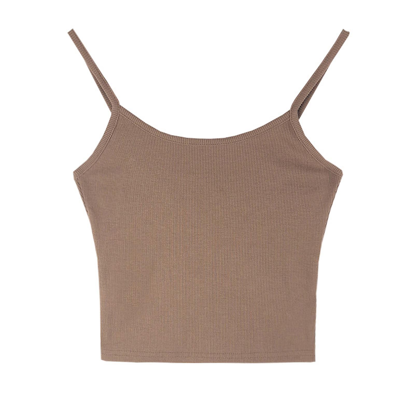 Women's Cotton Tank Tops Casual Undershirt Soft Fabric Camisole For Daily Shopping Outfit