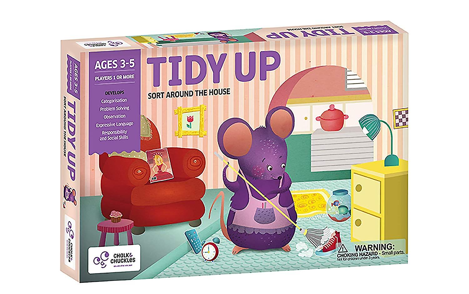 Krijt & chuckles opgeruimd educatief spel