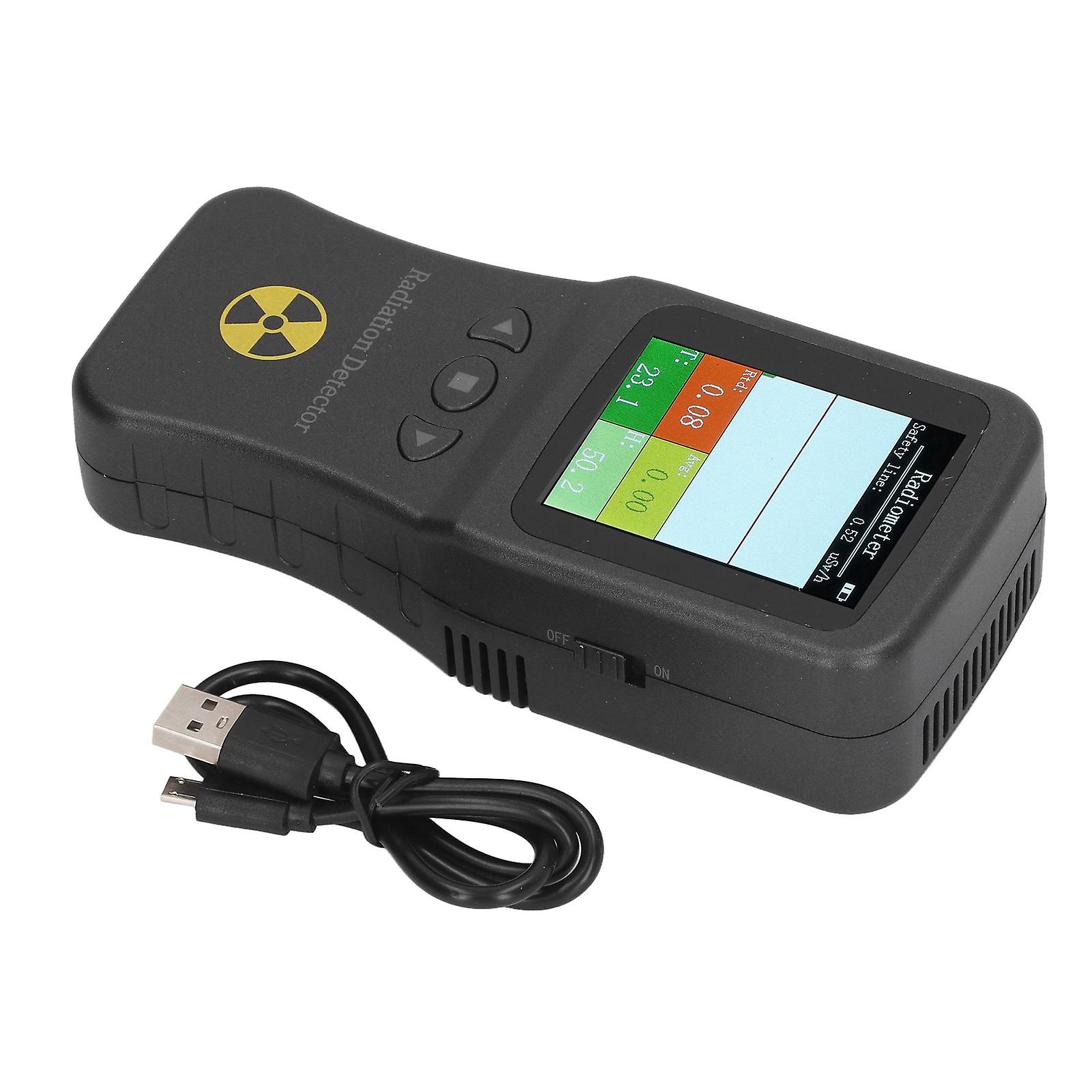 Nuclear Radiation Detector Geiger Counter X  Rays Temp Humidity Tester Radiating Dose Alarm