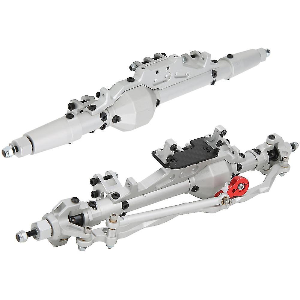 Rc Front Rear Axle Replacement Parts Fit For Axial Wraith Rr10 1/10 Rc Climbing Carsilver