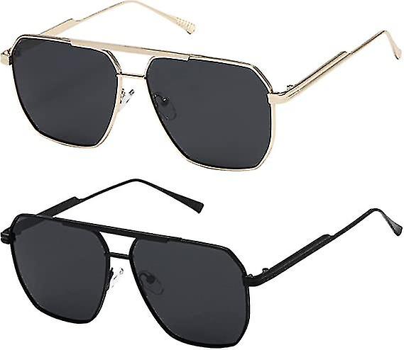 Gepolariseerde zonnebril Vintage Oversized Square