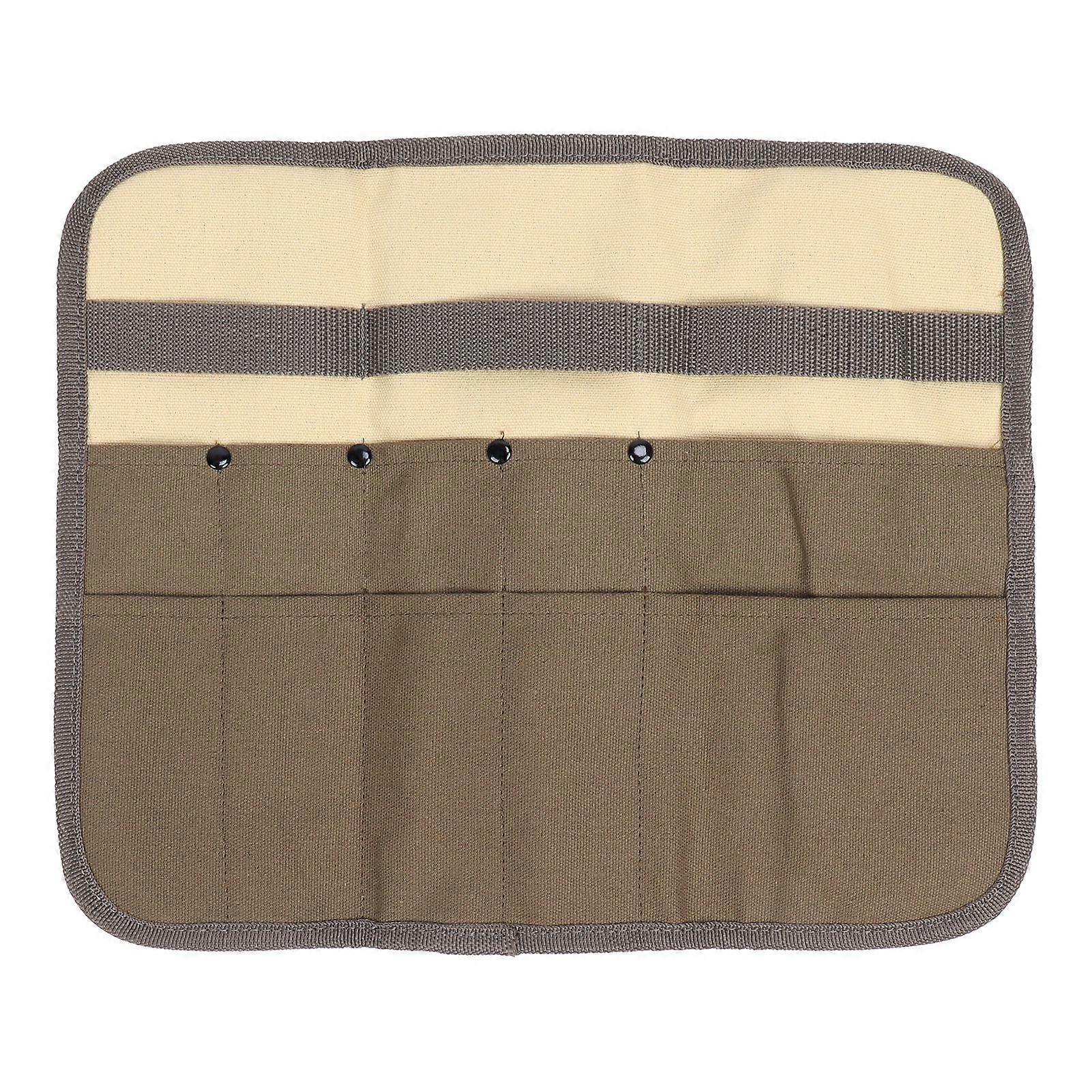 Cookware Set Storage Bag Portable Hanging Canvas Tableware Storage Hanging Bag Outdoor Picnic Camping