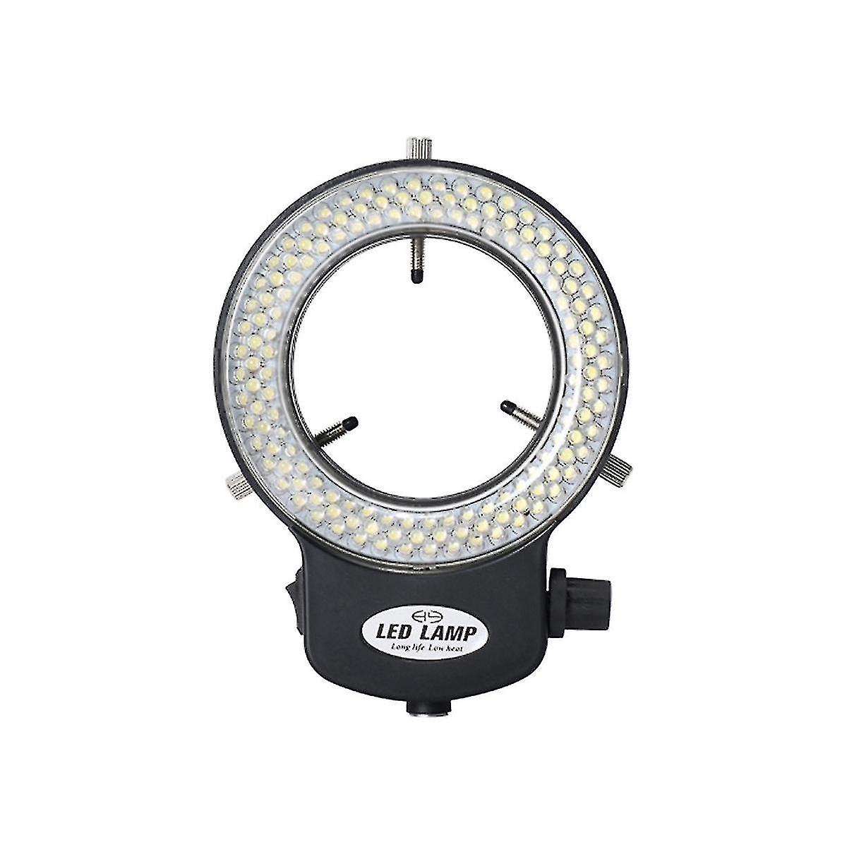Microscope Light- Ring Light Adjustable 144 Lamp Beads Led Industrial Microscope Ring Illuminator -