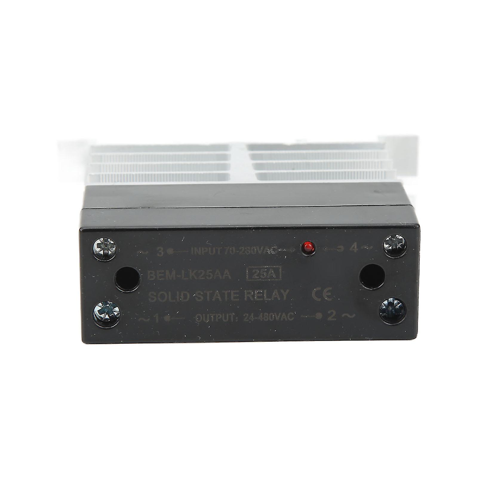 BERM AC to AC 25A Solid State Relay Module 70-280V Input 24-480V Output
