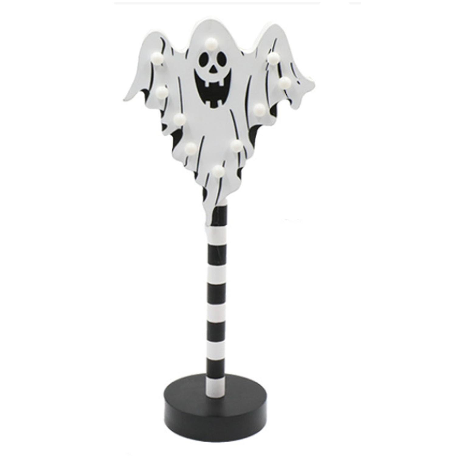 Halloween Ghost Light with Flickering LED - Perfect for Creating Atmosphere