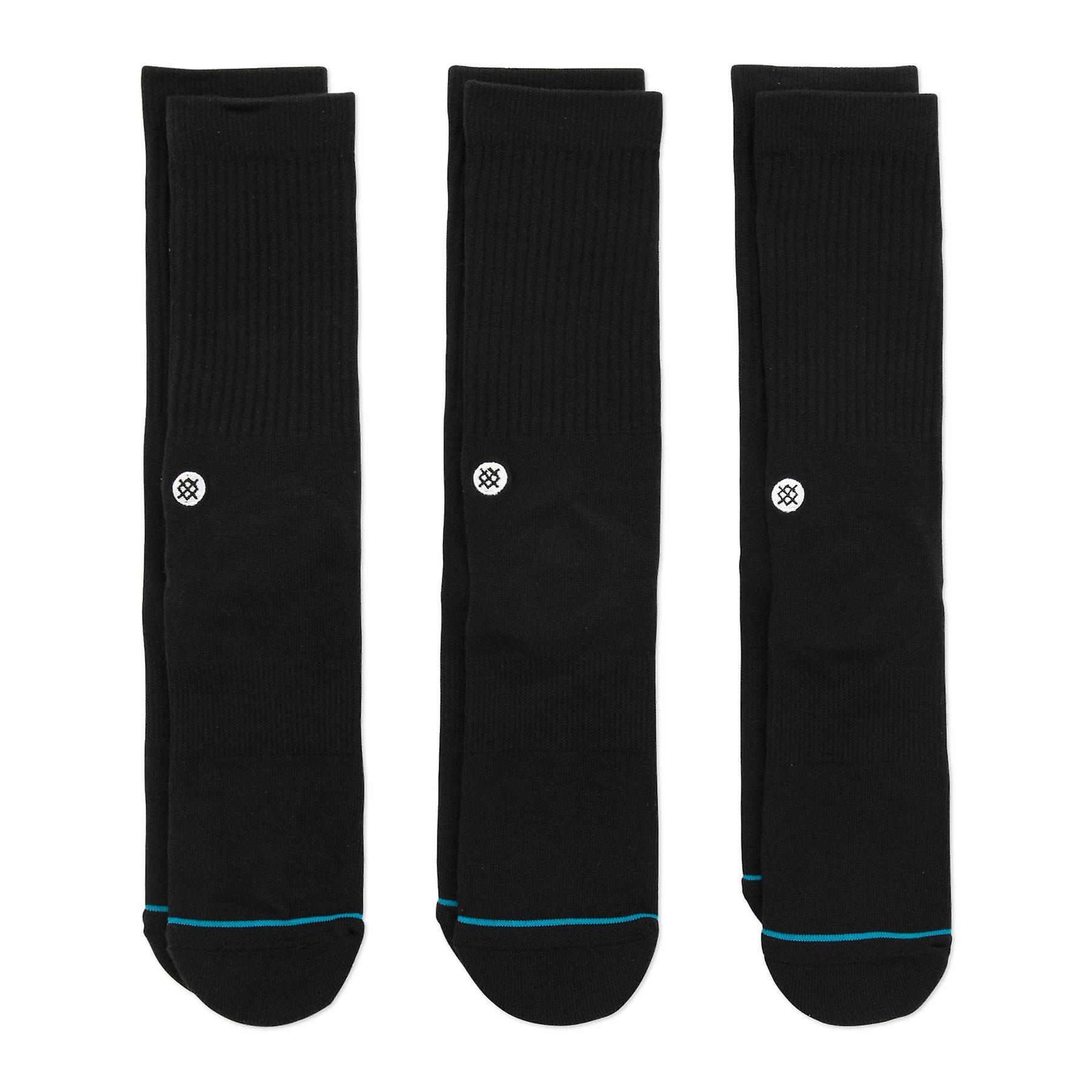 Stance Staples Men's Socks ~ Icon 3 Pack black