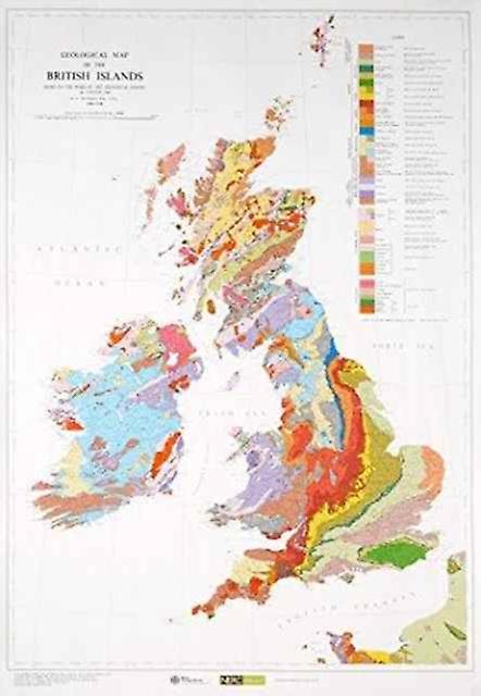 Geological Map Of The British Islands Paperback Book