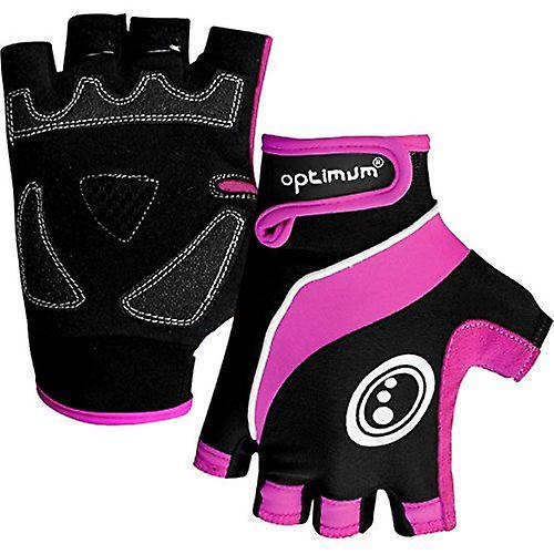 Optimum Sports Women's Nitebrite Cycling Half Finger Gloves - Padded Palm - XS